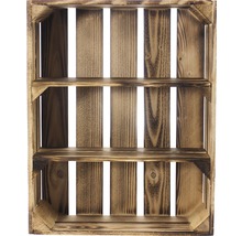 Dřevěná bedna se dvěma policemi