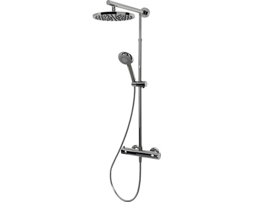Sprcha Duschmaster Schulte Rain s termostatem, hlavová sprcha kulatá (D9640 02)