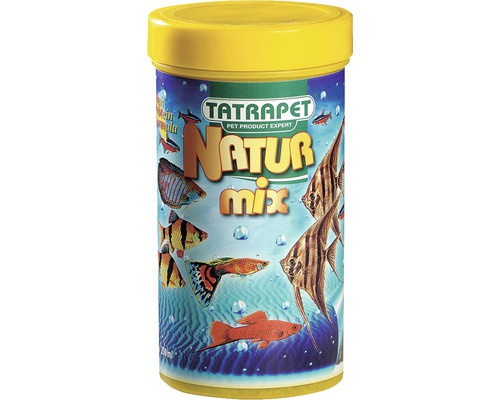 Krmivo pro ryby, vločkové Tatrapet Natur mix 250 ml Tatrpet Natur Mix krmivo pro ryby dóza