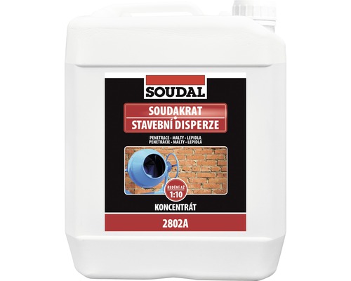 Stavební disperze SOUDAL Soudakrat koncentrát 2802A 5 kg Soudal Soudakrat stavební disperze v kanystru