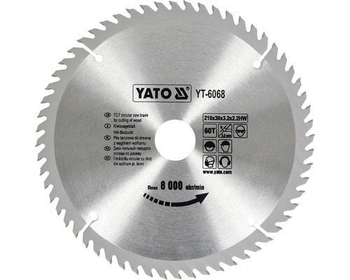 Pilový kotouč Yato na řezání dřeva