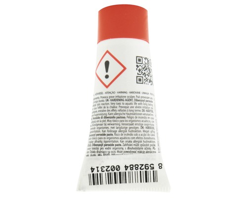 Tuba s varovnými upozorněními