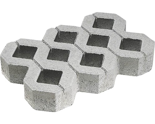 Zatravňovací dlažba betonová 60 x 40 x 8 cm šedá 25.5 Kg/Ks STAVEBNINY Sklad21 HO8906806 993