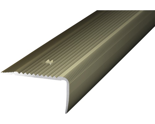 ALU schodový profill NOVA ocelovo matnýt 1m 45x23mm šroubovací ALU schodový profill NOVA ocelovo matnýt 1m 45x23mm šroubovací