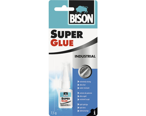 Vteřinové lepidlo BISON Super Glue Profi transparentní 7,5 g