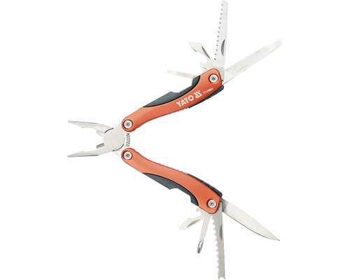 Multifunkční nástroj s kleštěmi, pilou a nožem