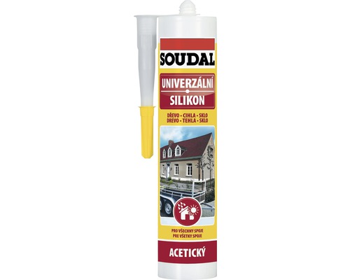 Silikon univerzální SOUDAL 280 ml černý