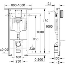 Podomítkový instalační prvek Grohe Rapid SL Rapid SL pro závesné WC 38588001-thumb-1