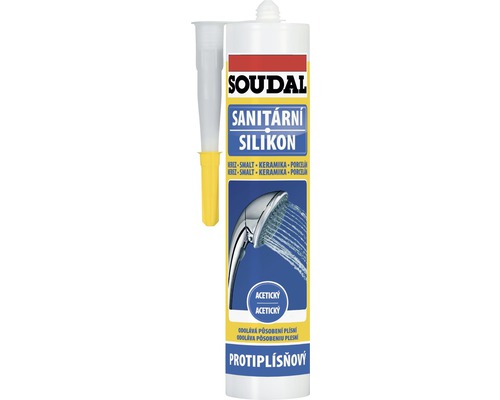 Sanitární silikon SOUDAL 280 ml béžová