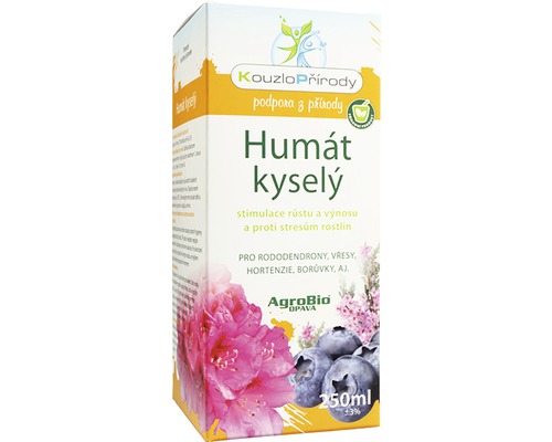 Kyselý humát na podporu růstu rostlin v 250mililitrovém balení