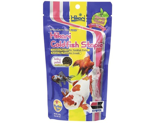 Krmivo pro ryby HIKARI Goldfish Staple baby 300 g Balení krmiva pro ryby Hikari Goldfish Staple