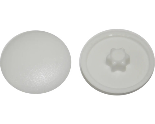Krytka pro torx drážku T 25 plast bílá, 200 kusů