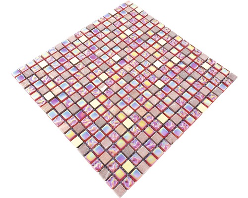 Mozaiková rohož s malými čtvercovými kameny