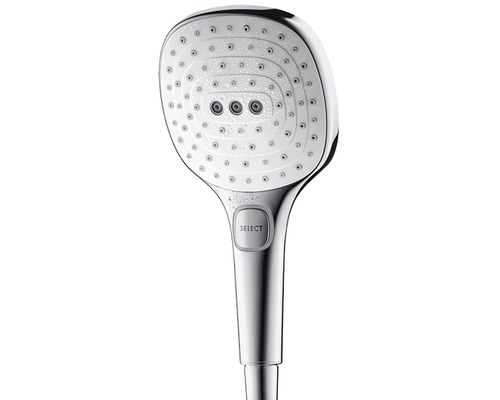 Ruční sprcha s přepínáním druhů proudu vody stisknutím tlačítka