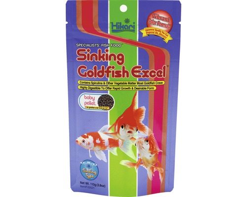 Krmivo pro cichlidy Hikari Sinking Goldfish Excel 110 g Balení krmiva pro ryby Hikari Sinking Goldfish Excel