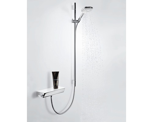 Sprchový set s tyčí, hlavovou sprchou a termostatickou baterií