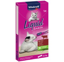 Vitakraft Liquid Snack hovězí pro kočky, 6 kusů
