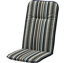 Podložka na zahradní židli s proužkovaným vzorem