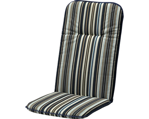 Podložka na zahradní židli s proužkovaným vzorem