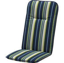 Podložka pro křeslo s vysokým opěradlem s proužkovaným vzorem