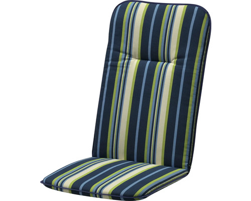 Podložka pro křeslo s vysokým opěradlem s proužkovaným vzorem