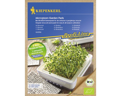 Brokolice MicroGreen Garden BIO Profi-Line Kiepenkerl 3 disky