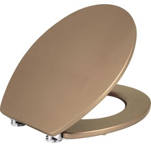 Záchodové prkénko form&style Metallic béžová s automatickým zavíráním -