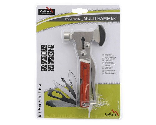 Cattara Multi Hammer kapesní nůž s dvanácti nástroji