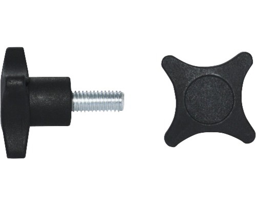 Šroub s křížovým nástavcem Ø 40 mm M10x40 mm černý, 20 kusů