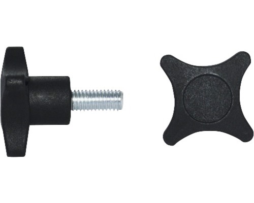 Šroub s křížovým nástavcem Ø 40 mm M10x20 mm černý, 20 kusů