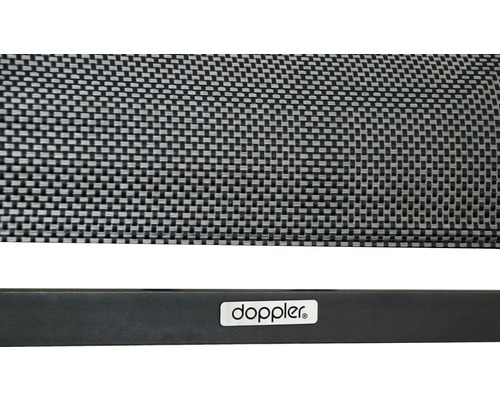 Logo Doppler a vzor látky