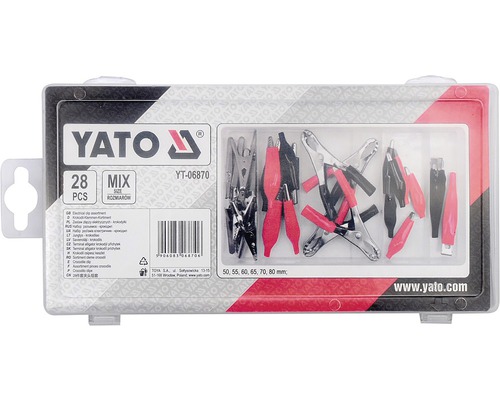 Sada krokosvorek Yato, 28 kusů v plastovém obalu