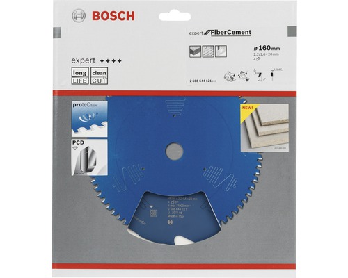 Pilový kotouč Bosch Expert Fiber Cement o průměru 160 milimetrů