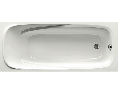 Obdélníková vana shora s odtokovou armaturou