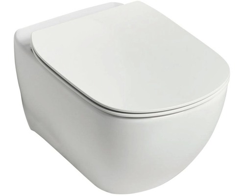 Závěsný hluboký splachovací záchod z keramiky se záchodovým sedátkem