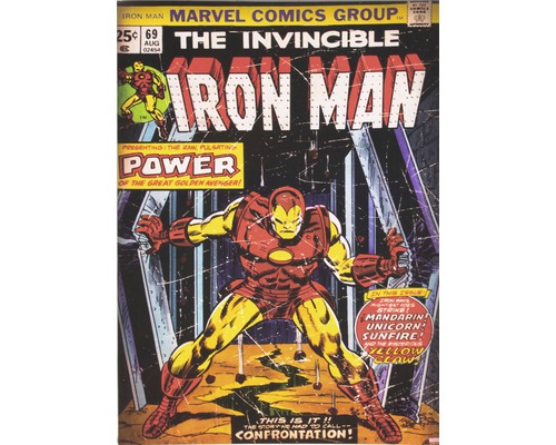Obraz na plátně Marvel, Iron Man 50x70 cm Obraz na plátně Marvel, Iron Man 50x70 cm