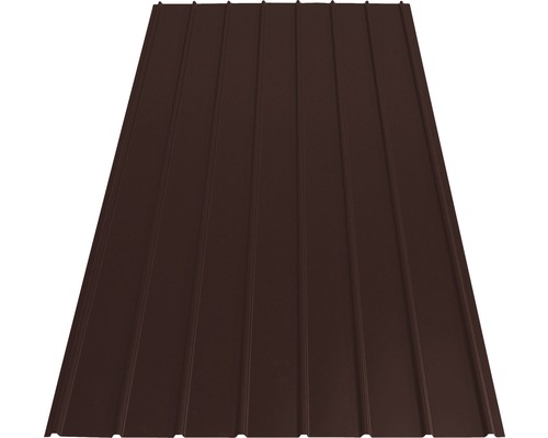 PRECIT trapézový plech H12 čokoládový 1500 x 910 x 0,4 mm
