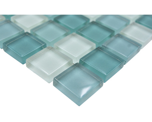 Skleněné mozaikové dlaždice, čtvercové