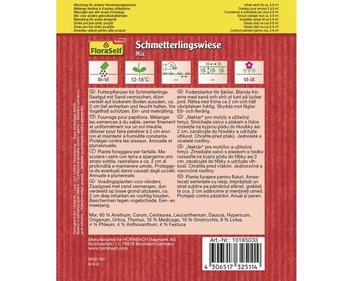 FloraSelf Květinová směs pro motýly