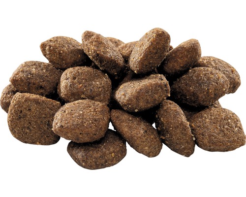 Hromada suchého krmiva pro psy