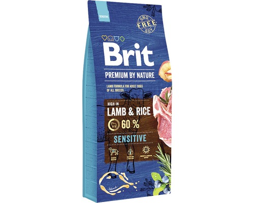Granule pro psy Brit Premium by Nature Sensitive 15 kg