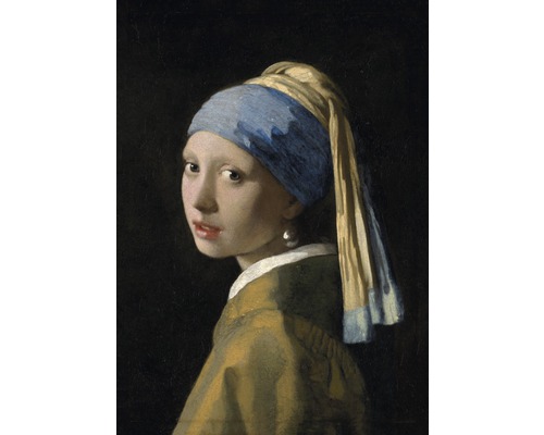 Obraz na plátně Dívka s perlami 70x100 cm