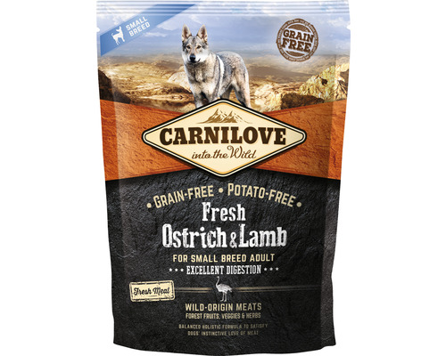 Granule pro psy Carnilove Ostrich & Lamb 1,5 kg