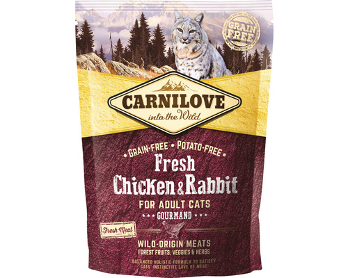 Granule pro kočky Carnilove Fresh Chicken & Rabbit 400 g Granule pro kočky Carnilove Fresh Chicken & Rabbit 400 g