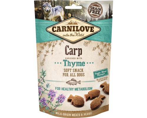 Pamlsky pro psy Carnilove Dog Semi Moist Carp 200 g Pamlsky pro psy Carnilove Dog Semi Moist Carp 200 g