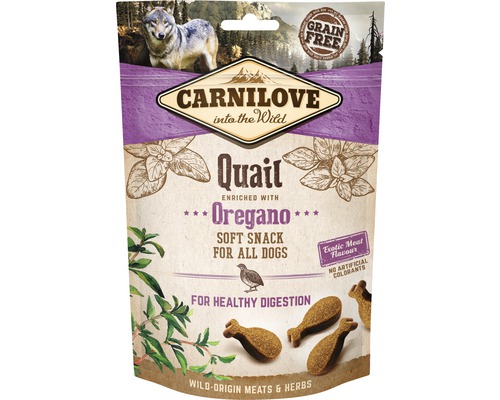 Pamlsky pro psy Carnilove Dog Semi Moist Quail 200 g