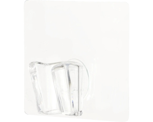 Průhledný držák na zubní kartáčky pro montáž na stěnu