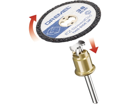 Řezný kotouč Dremel 38 mm s upínacím trnem EZ SpeedClic