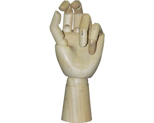 Dřevěná kloubová ruka 30 cm