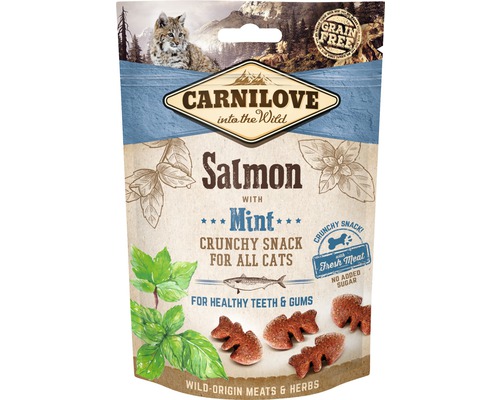 Pamlsky pro kočky Carnilove Cat Crunchy Salmon 50 g Pamlsky pro kočky Carnilove Cat Crunchy Salmon 50 g